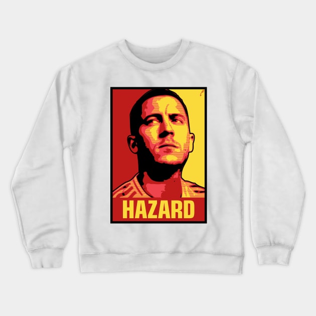 Hazard - Belgium Crewneck Sweatshirt by DAFTFISH